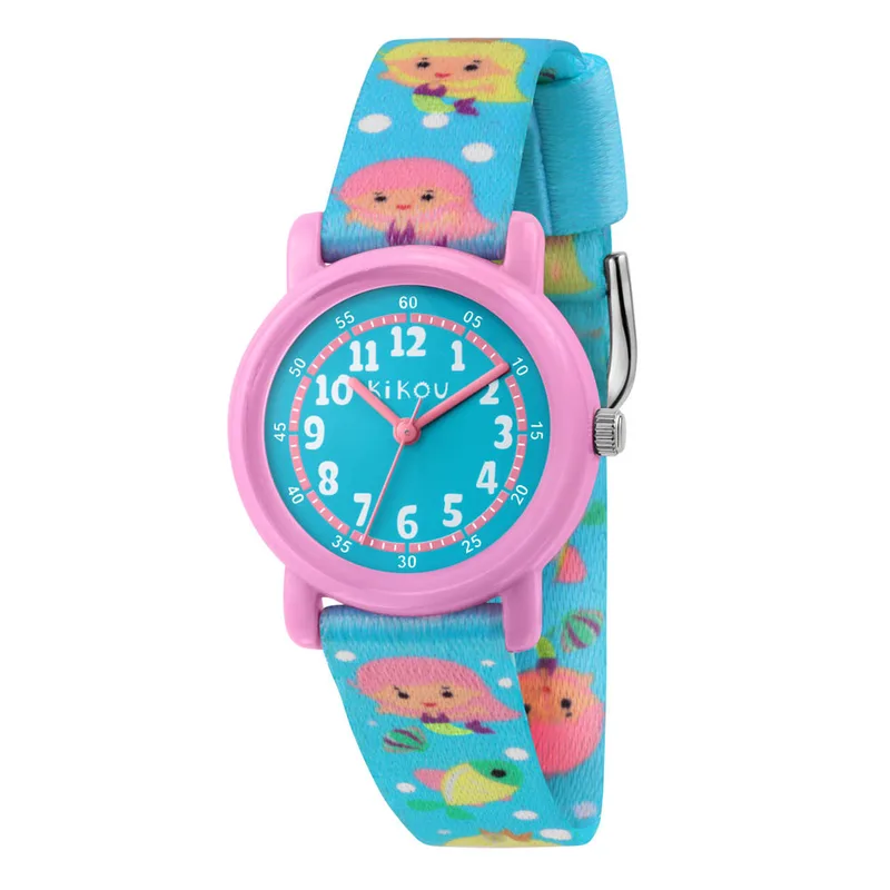 KIKOU Cartoon Light Blue Fabric Strap R4551104502