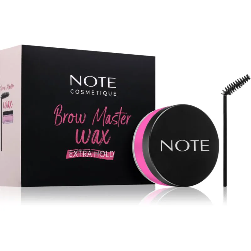 Note Cosmetique Brow Master Wax κερί φιξαρίσματος για τα φρύδια με βούρτσα 50 ml