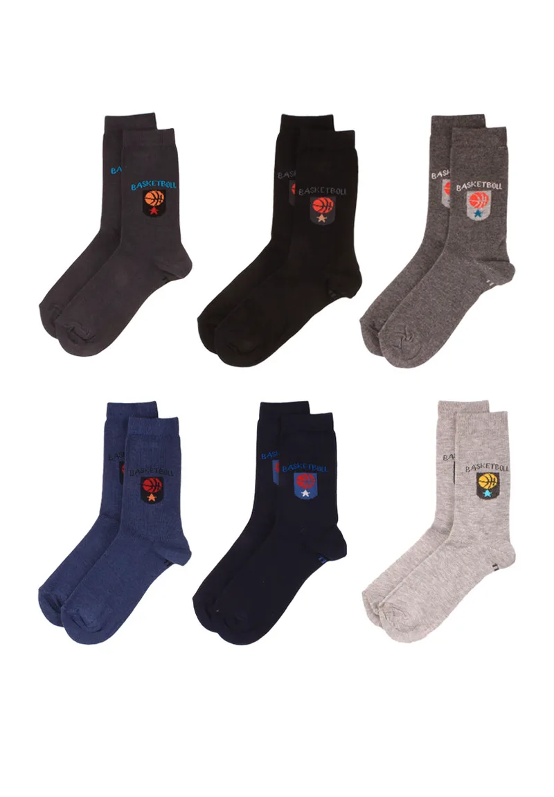 Κάλτσες παιδικές Basketball Design 6 Τεμ. 5503663A