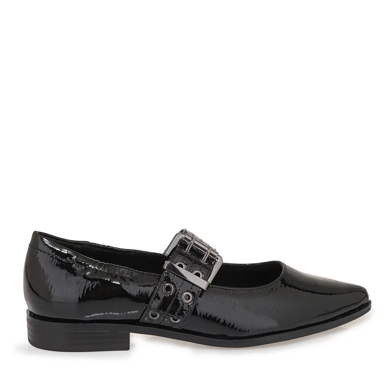 Γυναικεία Ανατομικά Loafers Marco Tozzi 2-22128-45-018 Μαύρο Λουστρίν
