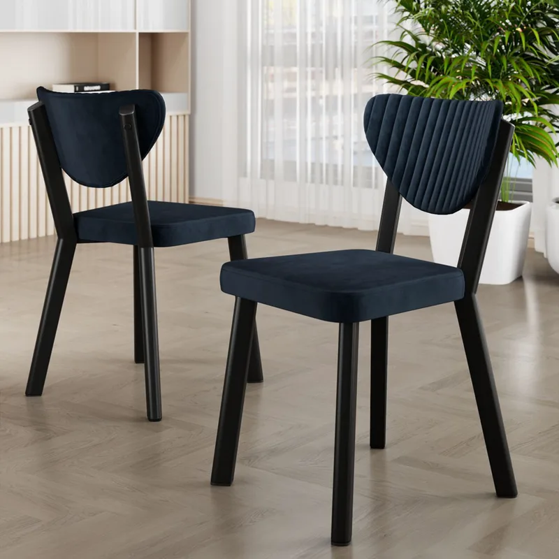 Σετ Καρέκλες (4 Τμχ) Arfe - Anthracite, Black 240Chr1772 (45x86x46 cm)