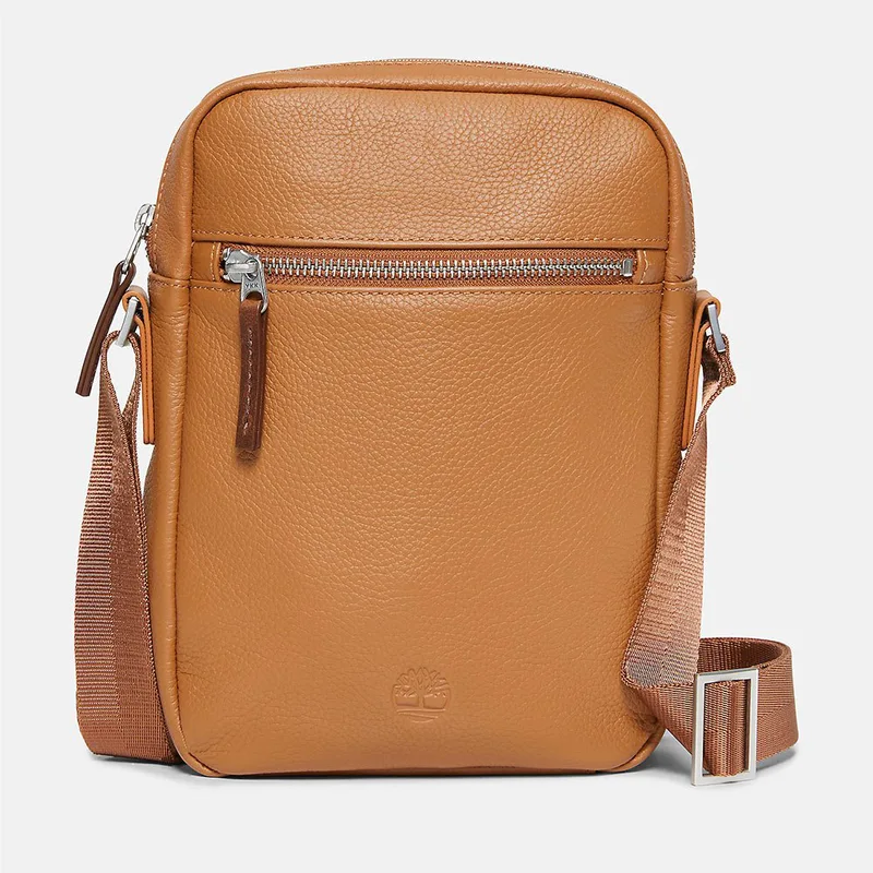 Timberland Ανδρικό Δερμάτινο Τσαντάκι Ώμου Tuckerman Cross Body TB0A6MU5-K43 Ταμπά