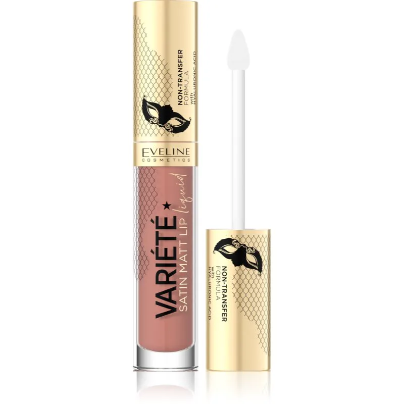 Eveline Cosmetics Variété Υγρό ματ κραγιόν απόχρωση 01 Caramel Cake 4,5 ml