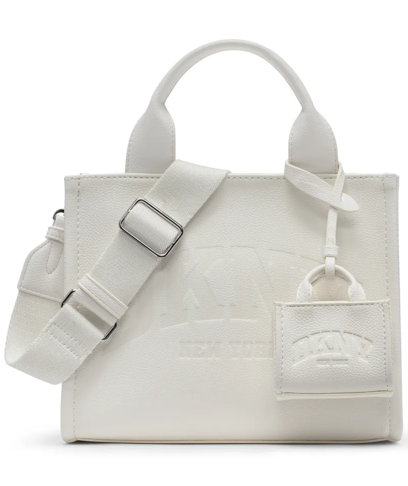 DKNY ΓΥΝΑΙΚΕΙΑ TOTE HANDBAG HADLEE R53AAC80 00E2 MARSHMALLOW