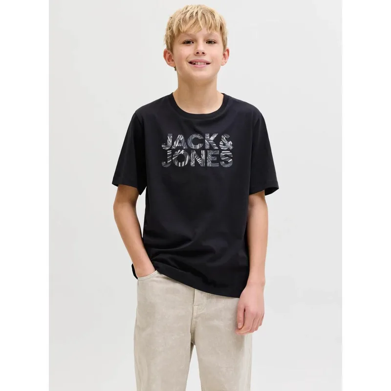 Μπλούζα μακό αγόρι Jack & Jones-12289257-Black