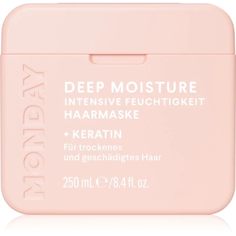 MONDAY Moisture εντατικά ενυδατική μάσκα για ξηρά μαλλιά 250 ml