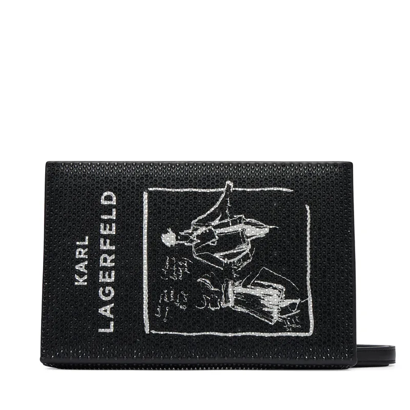 Τσάντα KARL LAGERFELD B3W30110 Μαύρο