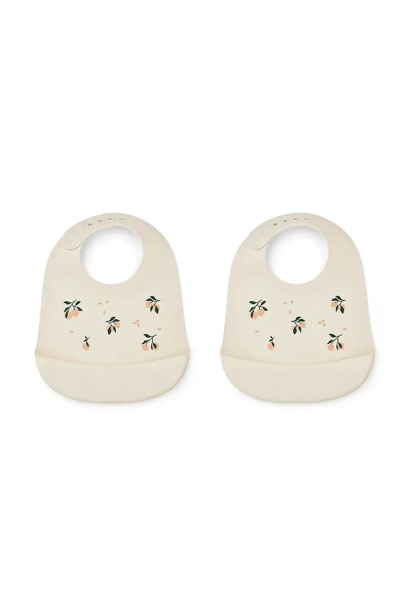 Liewood σαλιάρα για μωρά Tilda Printed Silicone Bib 2-Pack