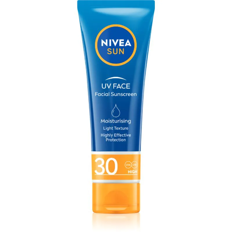 NIVEA SUN ενυδατική κρέμα προσώπου για ηλιοθεραπεία SPF 30 50 ml