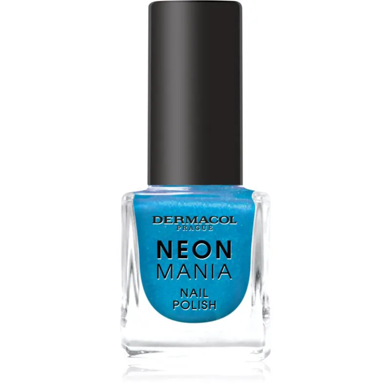 Dermacol Neon Mania βερνίκι νυχιών απόχρωση 6 Azure Aqua 5 ml