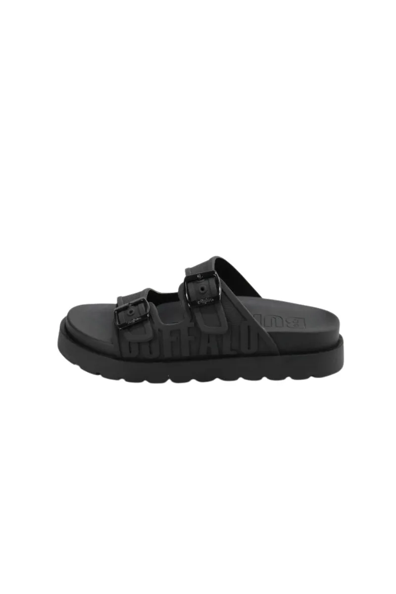 BUFFALO slides γυναικεία EVE SOL - Μαύρο-1611086-BLACK
