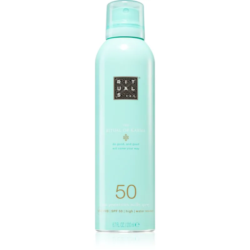 RITUALS The Ritual Of Karma αντηλιακό γαλάκτωμα σε σπρέι SPF 50 SPF 50 200 ml