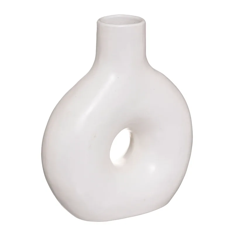Διακοσμητικό Βάζο (17x21) A-S Circle White 185411