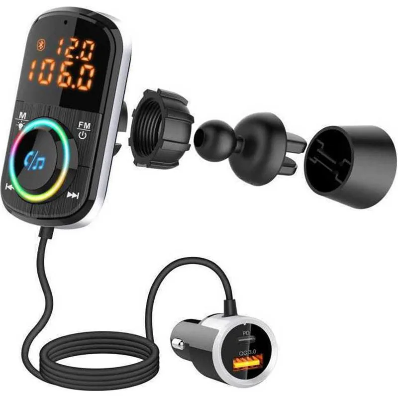 FM Transmitter Αυτοκινήτου με Bluetooth