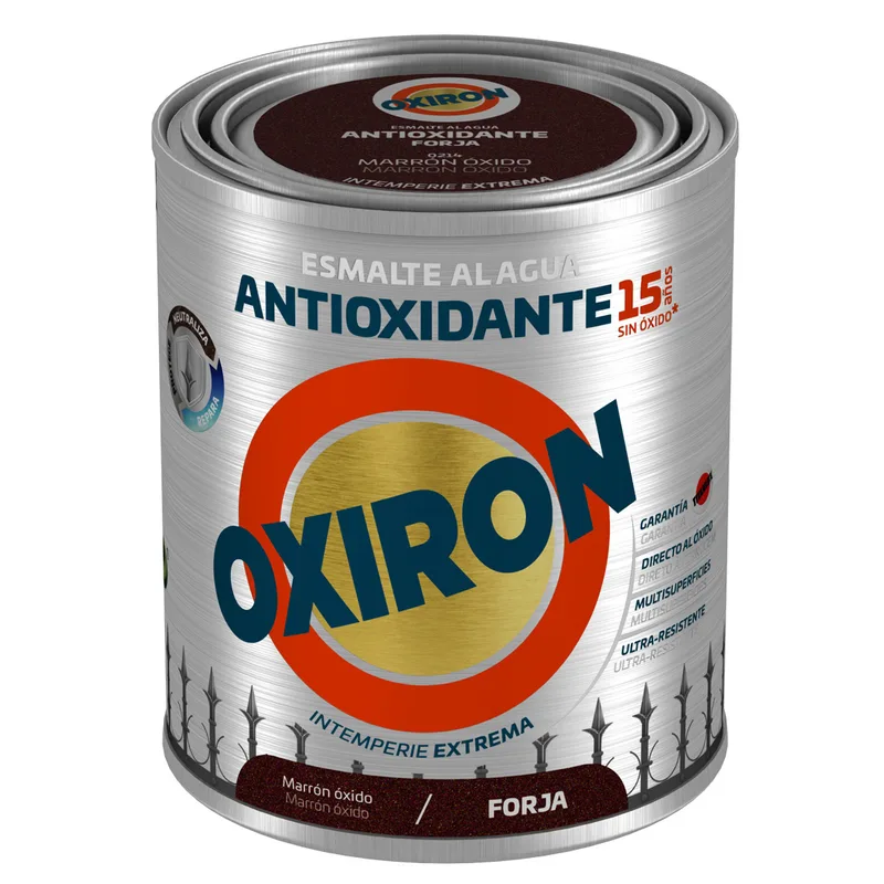 Χρώμα Αντισκωριακό Νερού TITAN OXIRON LISO FORJA AGUA MARRON 750ml