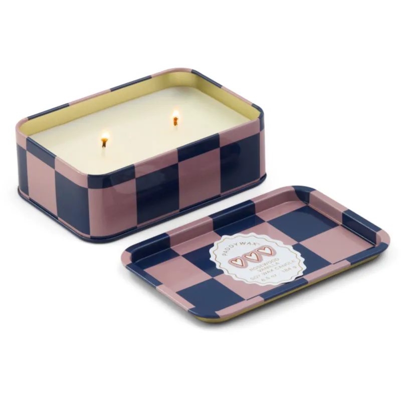 Paddywax A Dopo Hearts αρωματικό κερί σε μεταλλικό βάζο Rosewood Vanilla 184 γρ