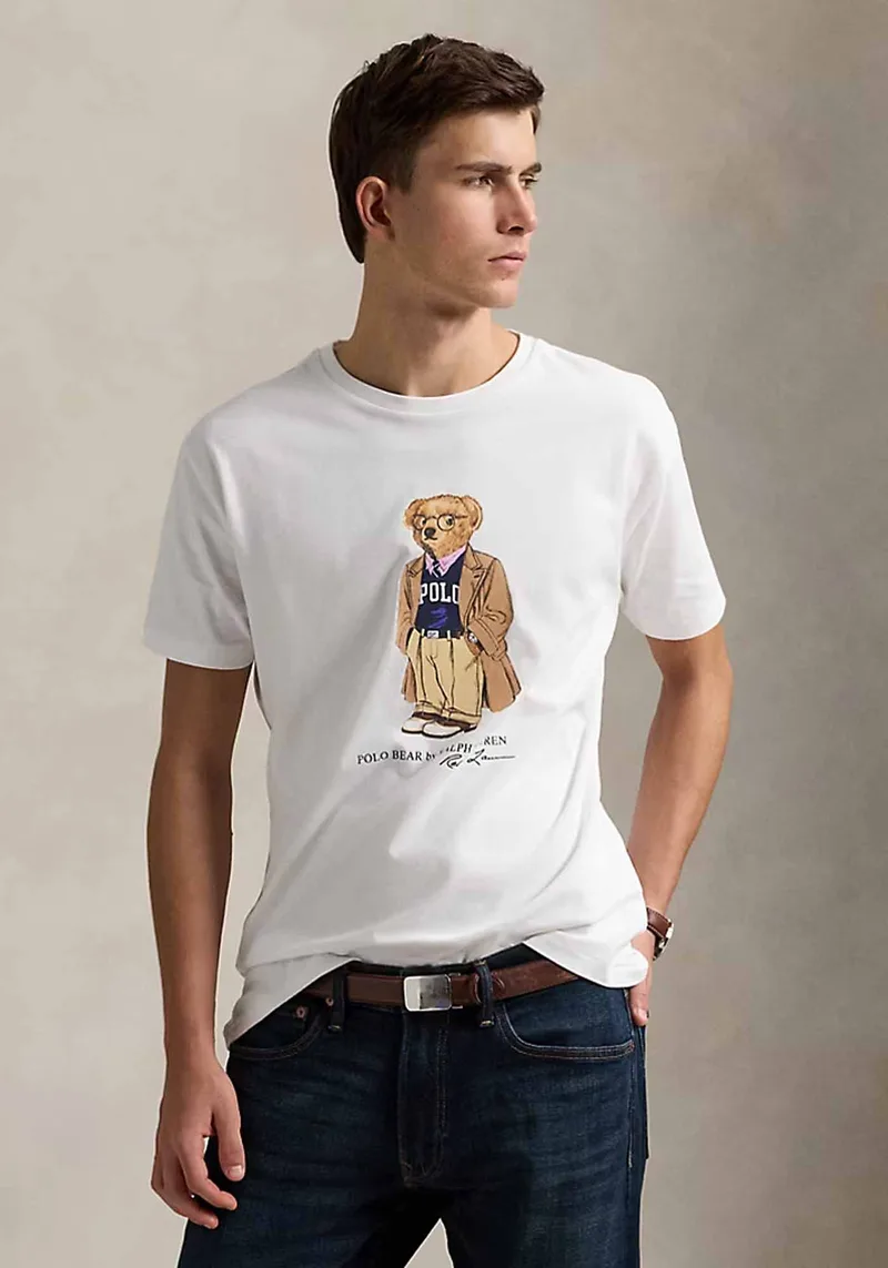 Polo Ralph Lauren Μπλούζα της σειράς Polo Bear - 710974584 001 White