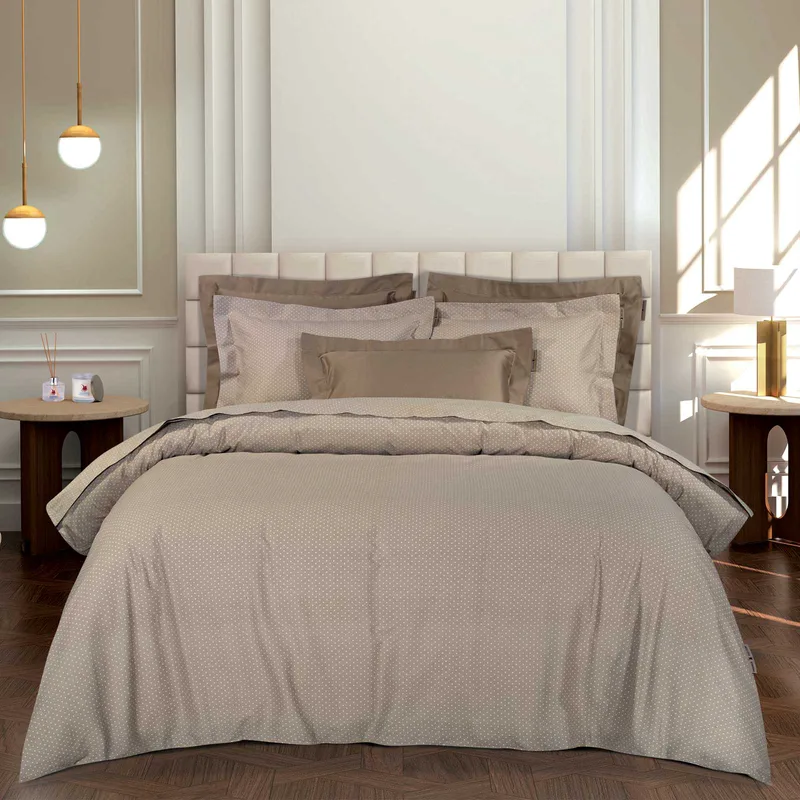 Παπλωματοθήκη Βαμβακερή Υπέρδιπλη 220x240εκ. Loft 2392 Taupe Greenwich Polo Club (Ύφασμα: Βαμβάκι 100%, Μέγεθος: Υπέρδιπλα, Χρώμα: Taupe) - Greenwich Polo Club - 206000202392
