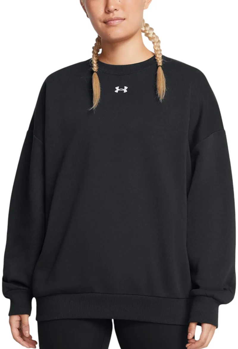 Μπλούζα Μακρυμάνικη Under Armour Rival Fleece Os Crew 1386463-001 Γυναικείο