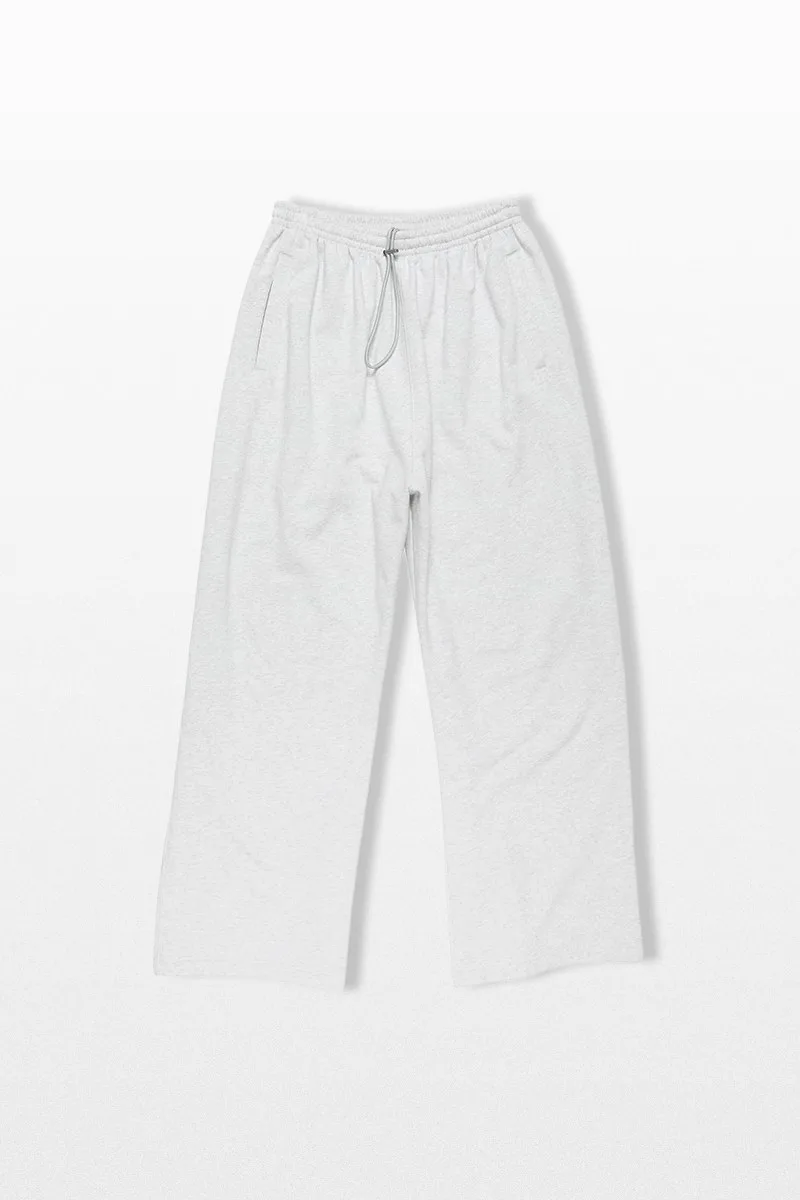ACNE STUDIOS Ανδρικό Γκρι Fleece Logo Sweatpants