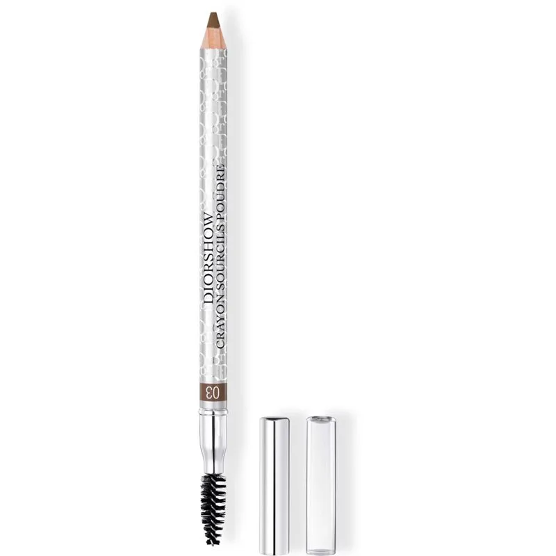 DIOR Diorshow Crayon Sourcils Poudre αδιάβροχο μολύβι για τα φρύδια απόχρωση 03 Brown 1.19 γρ