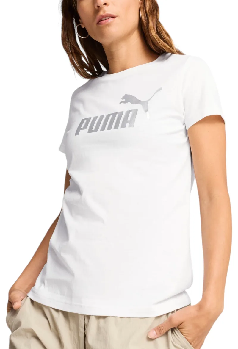 Μπλούζα Κοντομάνικη Puma ESS Metallic No. 1 Logo Tee 631536-02 Γυναικείο
