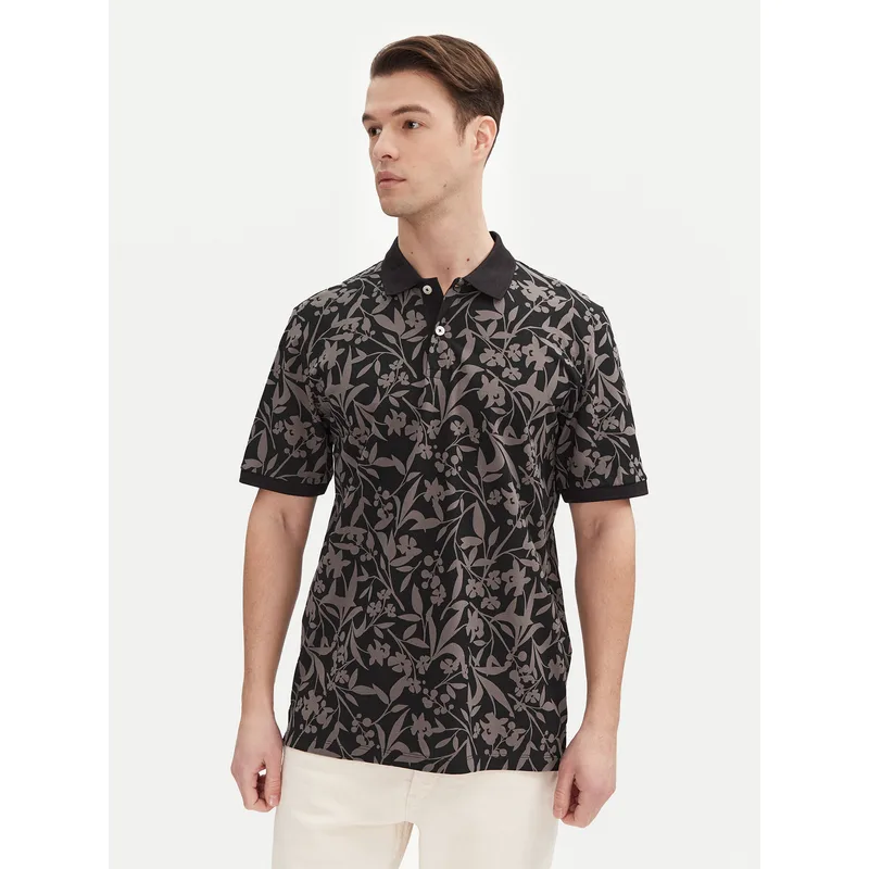 Jack & Jones Polo Jeff 12269236 Μαύρο Standard Fit