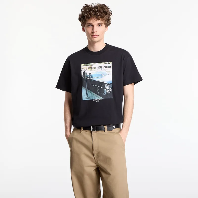 T-shirt Carhartt WIP S/S Warm Views T-Shirt UNISEX Black XS