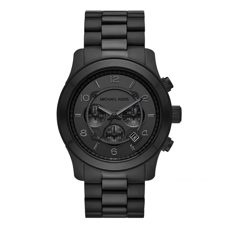 MICHAEL KORS Runway Chronograph Black Stainless Steel Watch MK9073