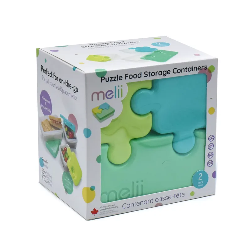 Melii – Φαγητοδοχείο Puzzle Bento 2 Τεμάχια – Boys