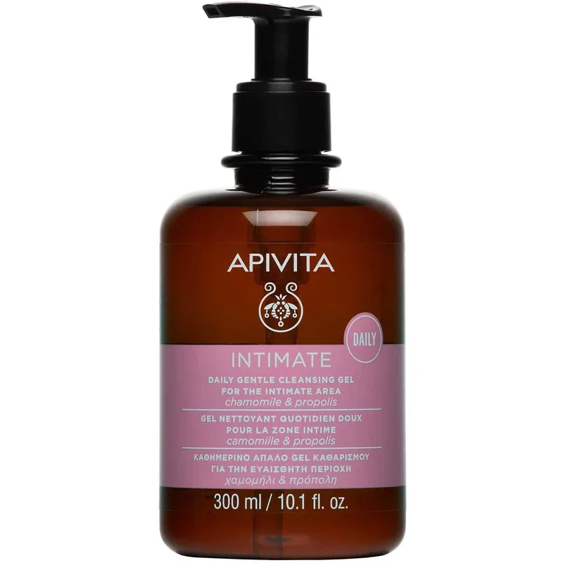 Apivita Intimate Daily Gel Καθαρισμού για την Ευαίσθητη Περιοχή με Χαμομήλι & Πρόπολη 300ml