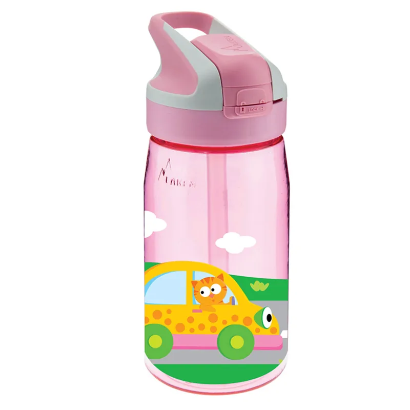 Παγούρι 450ml Με Καλαμάκι Laken Αμαξάκια