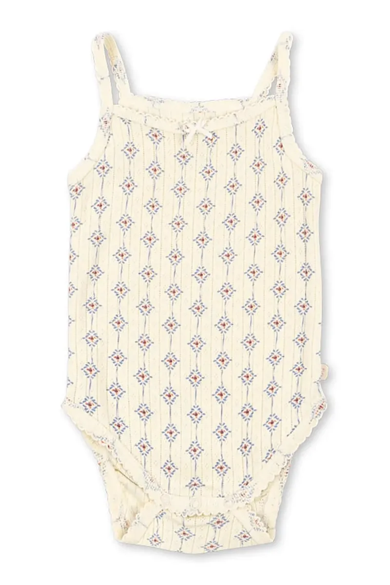 Konges Sløjd κορμάκι παιδικό βαμβακερό MINNIE STRAP BODY GOTS