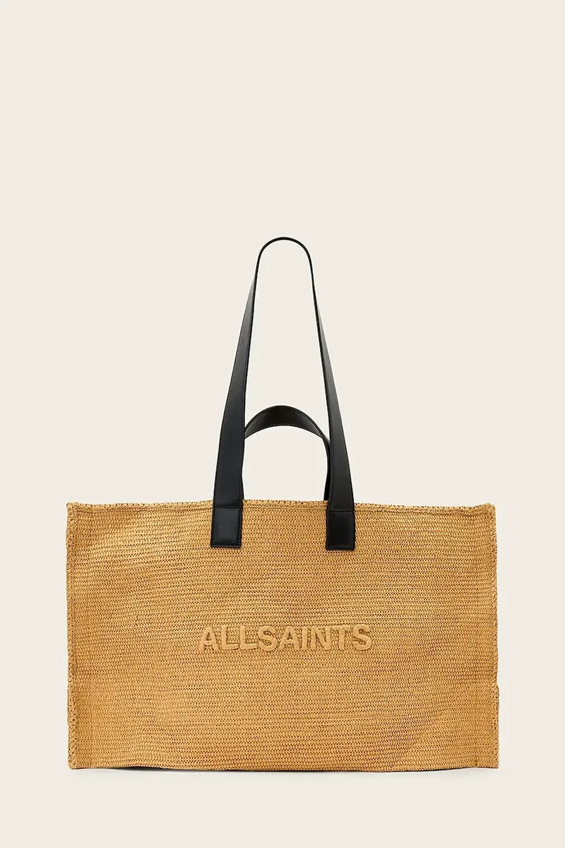 AllSaints τσάντα tote γυναικεία πλεγμένη LUTECE