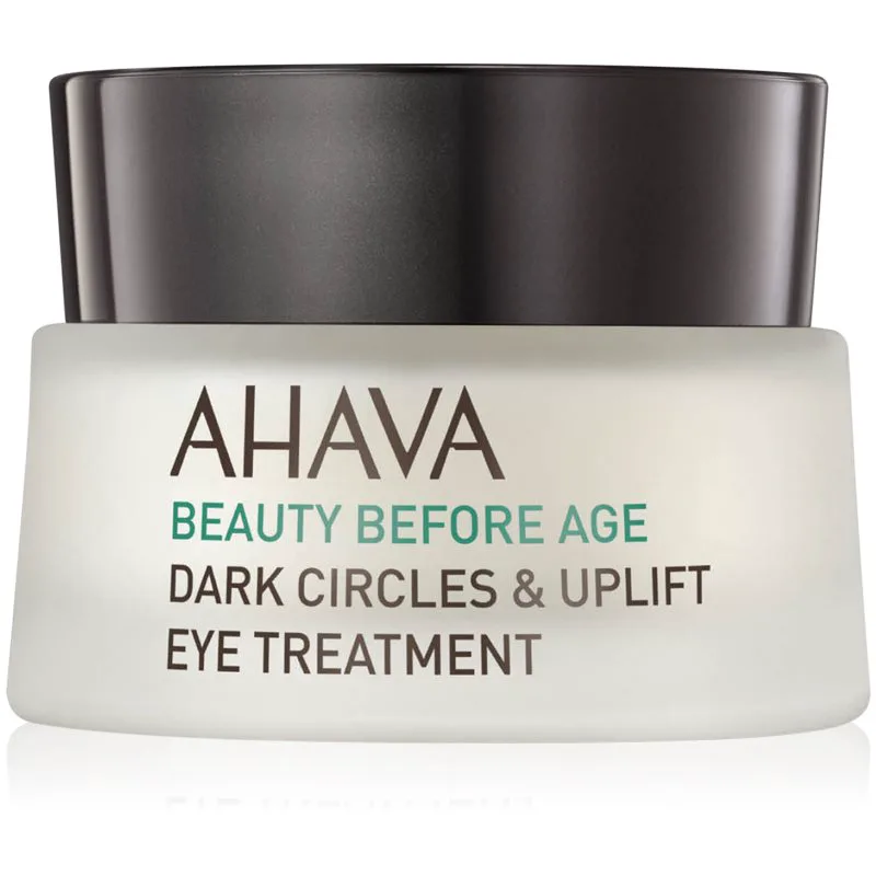 AHAVA Beauty Before Age πολυτελής κρέμα για μάτια και βλέφαρα για την αντιμετώπιση του πρηξίματος και των μαύρων κύκλων 15 ml