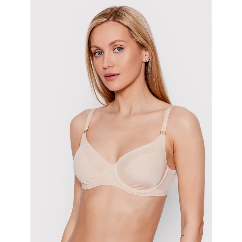 Chantelle Σουτιέν με μπανέλα Pure Light C10M10 Μπεζ