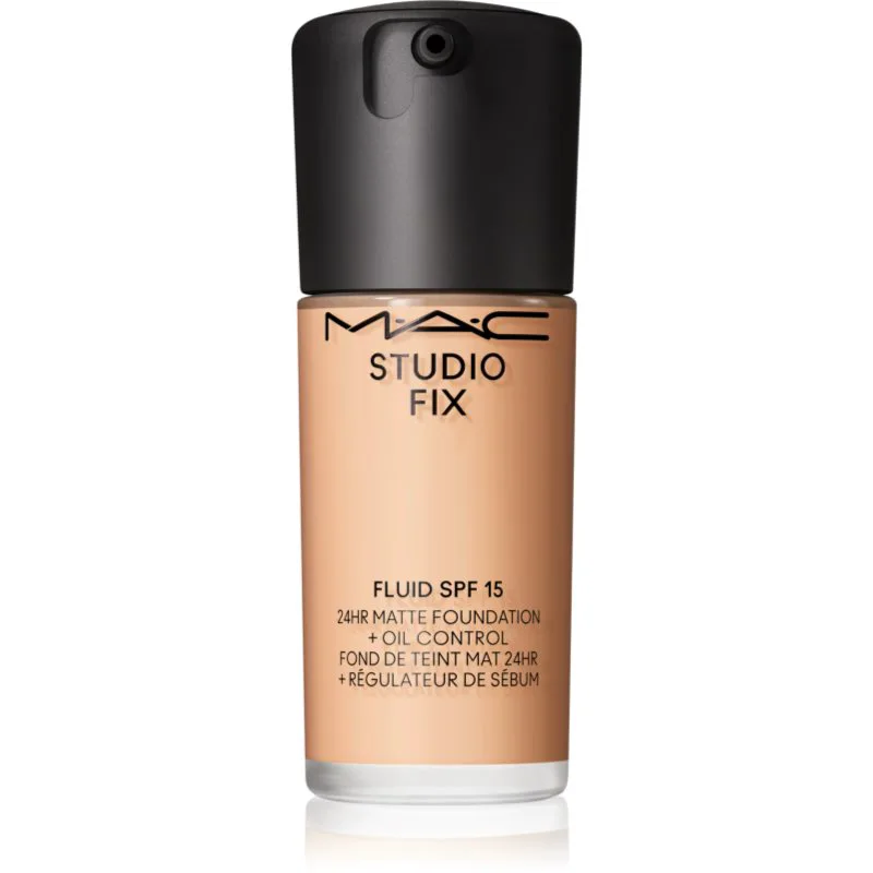 MAC Cosmetics Studio Fix Fluid SPF 15 24HR Matte Foundation + Oil Control ματ μεικ απ SPF 15 απόχρωση C4 30 ml