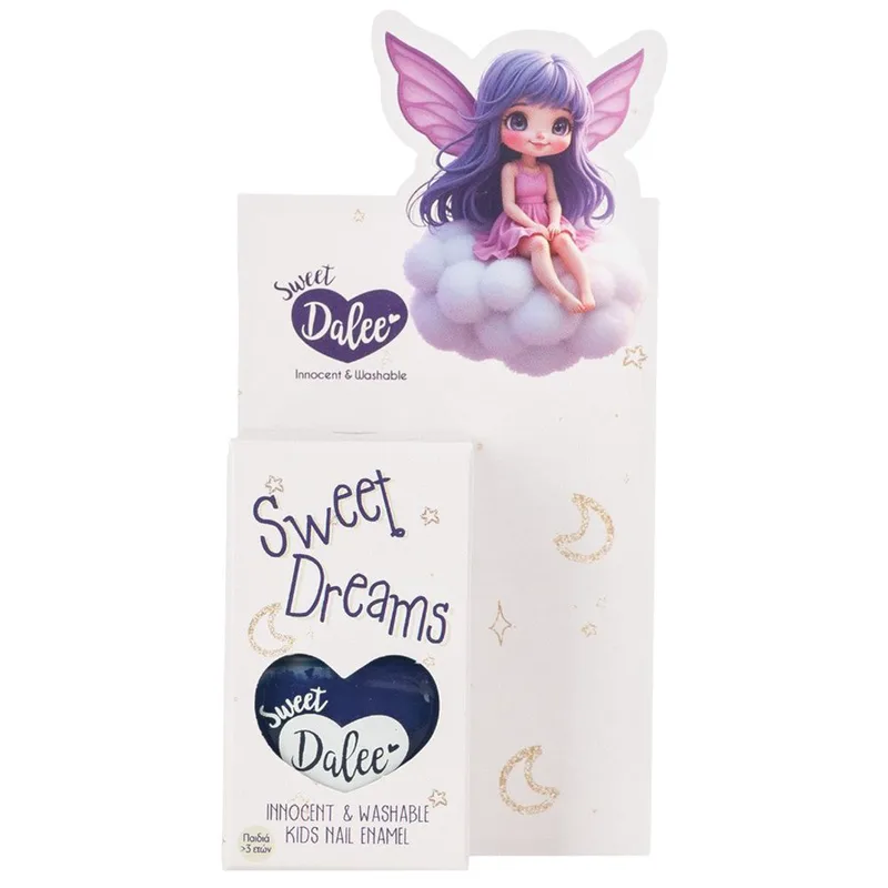 Sweet Dalee Nail Polish Παιδικό, Οικολογικό, Μη Τοξικό Βερνίκι Νυχιών με Βάση το Νερό 12ml - 901 Sweet Dreams