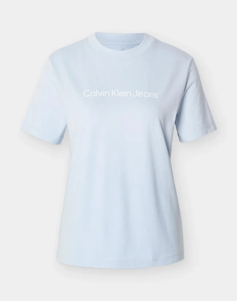 CALVIN KLEIN JEANS A- INST LOGO CLASSIC TEE SS LV047C912G-C1O Ciel