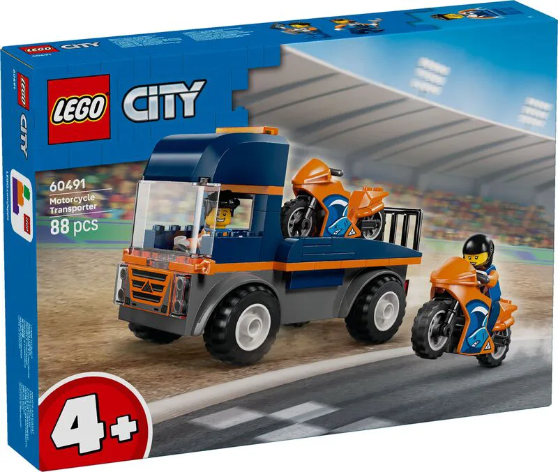 LEGO® City Motorcycle Transpoter (60491)