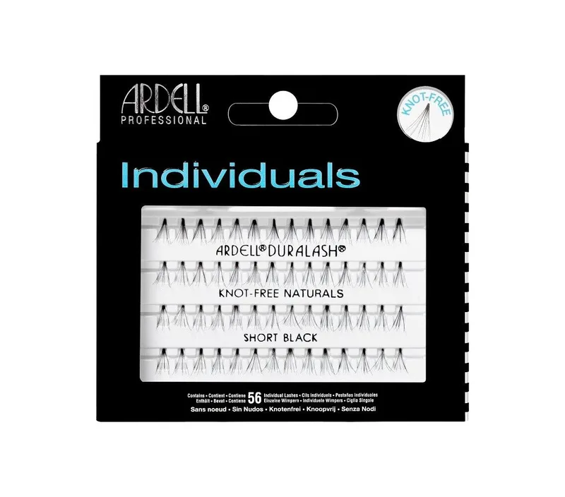 Ardell Professional Individuals Duralash Knot-Free Naturals - Short Black (56pcs)