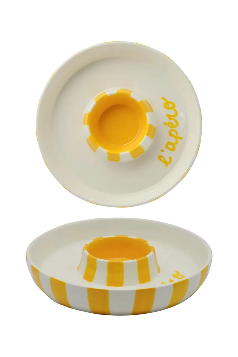 Qué Rico μικρό μπολ για σνακ από δολομίτη 24,5 x 24,5 x 4 cm