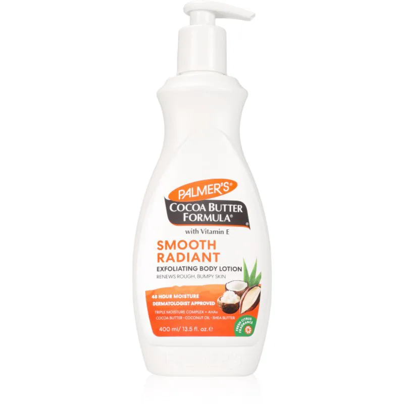 Palmer’s Cocoa Butter Formula Retexture & Renew απαλό απολεπιστικό γάλα για το σώμα 400 ml