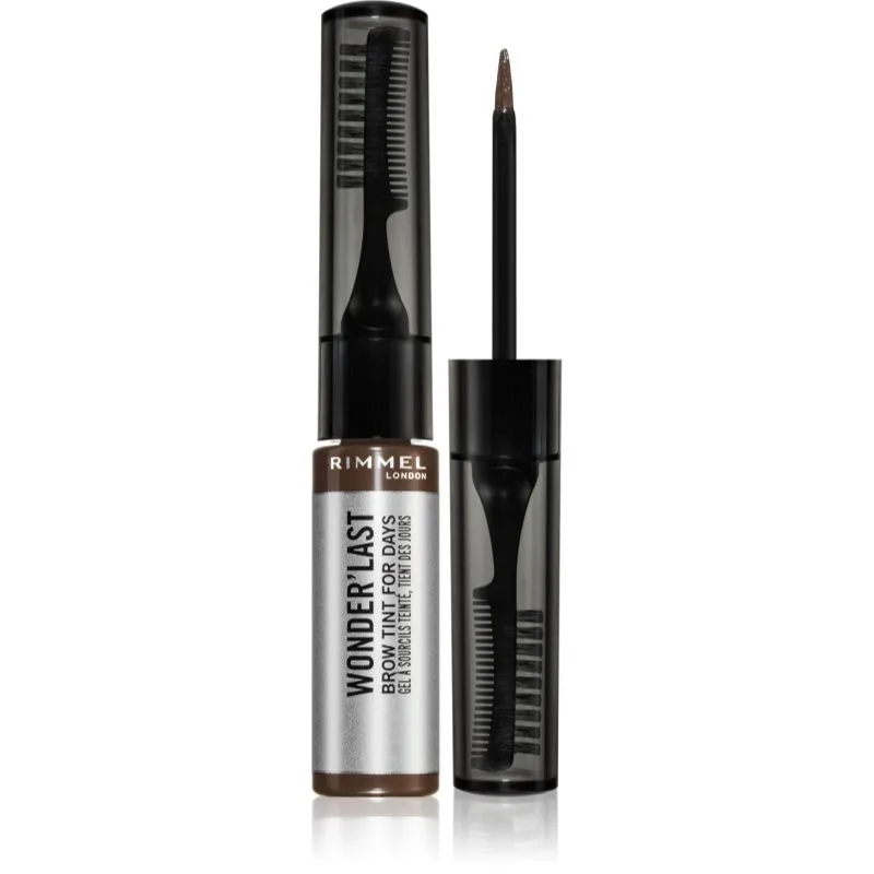 Rimmel Wonder'Last ημιμόνιμο τζελ φρυδιών απόχρωση 003 Medium Brown 4.5 ml