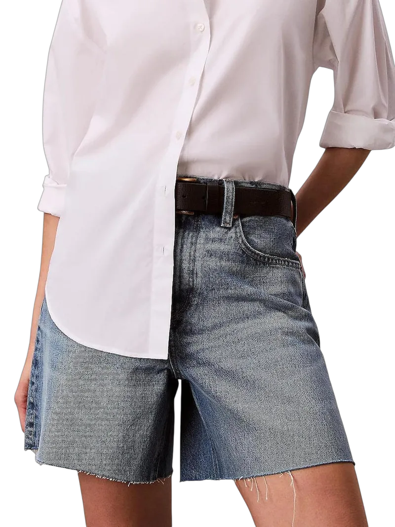 Γυναικεία 90s Τζιν Βερμούδα Μπλε Calvin Klein LV047F774G-XHJ