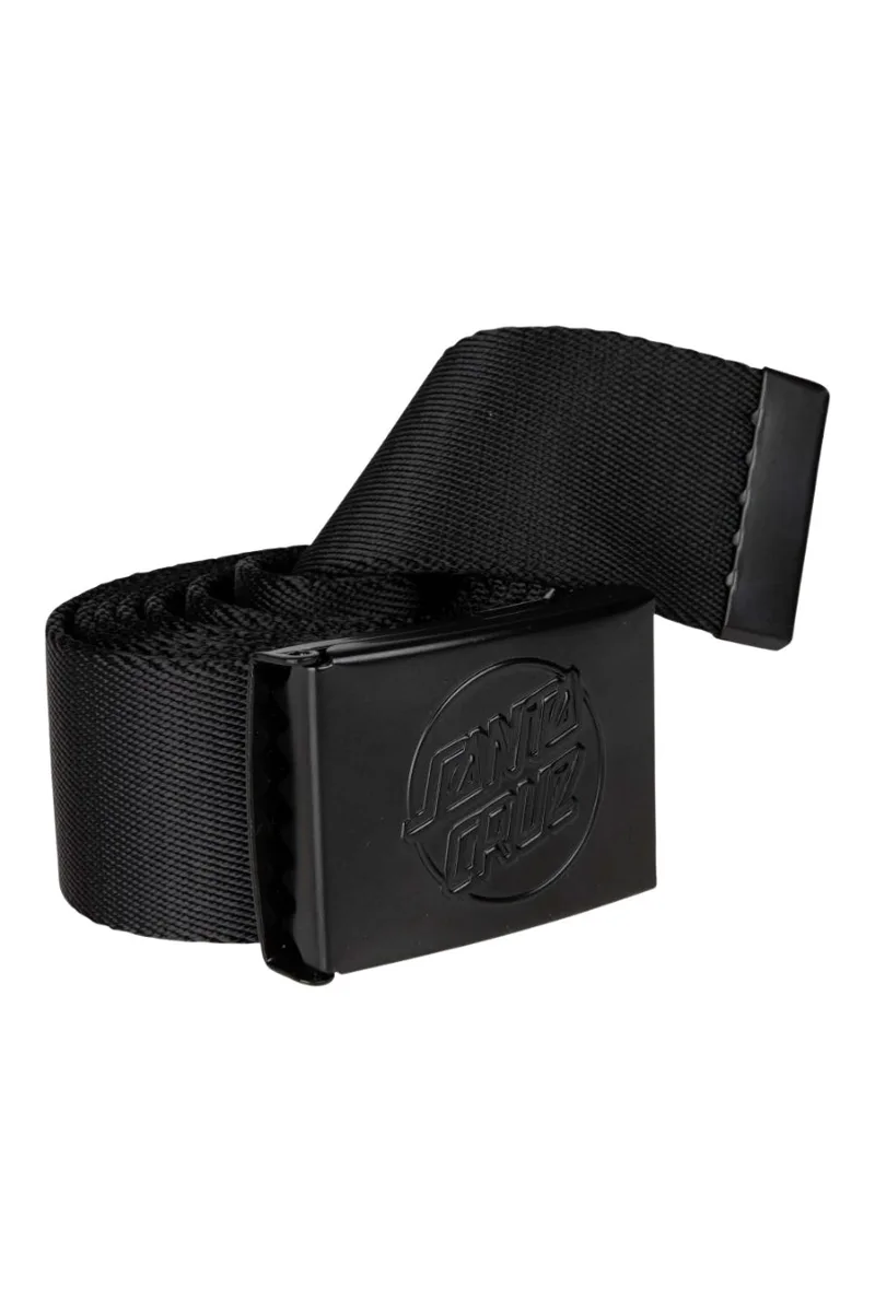 Santa Cruz Opus Dot Emboss Ζώνη - Μαύρη-SCA-BEL-0177-BLACK