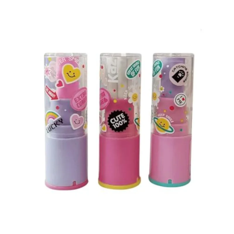Γόμα Ξύστρα Lipstick Lilestyle Crea MC51029 (Τυχαία επιλογή σχεδίου)