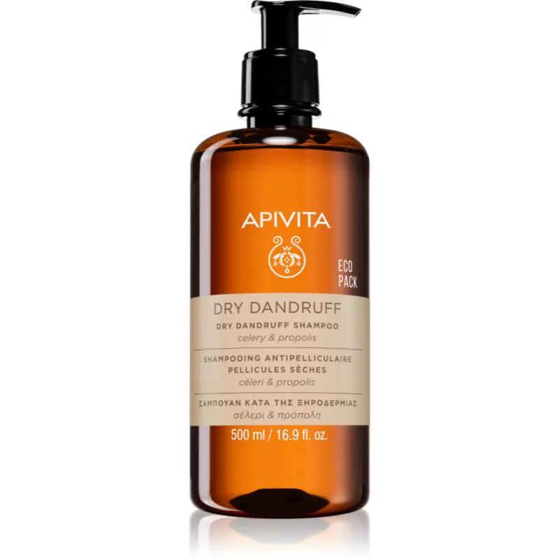 Apivita Dandruff Dry Dandruff Shampoo σαμπουάν κατά της πιτυρίδας 500 ml