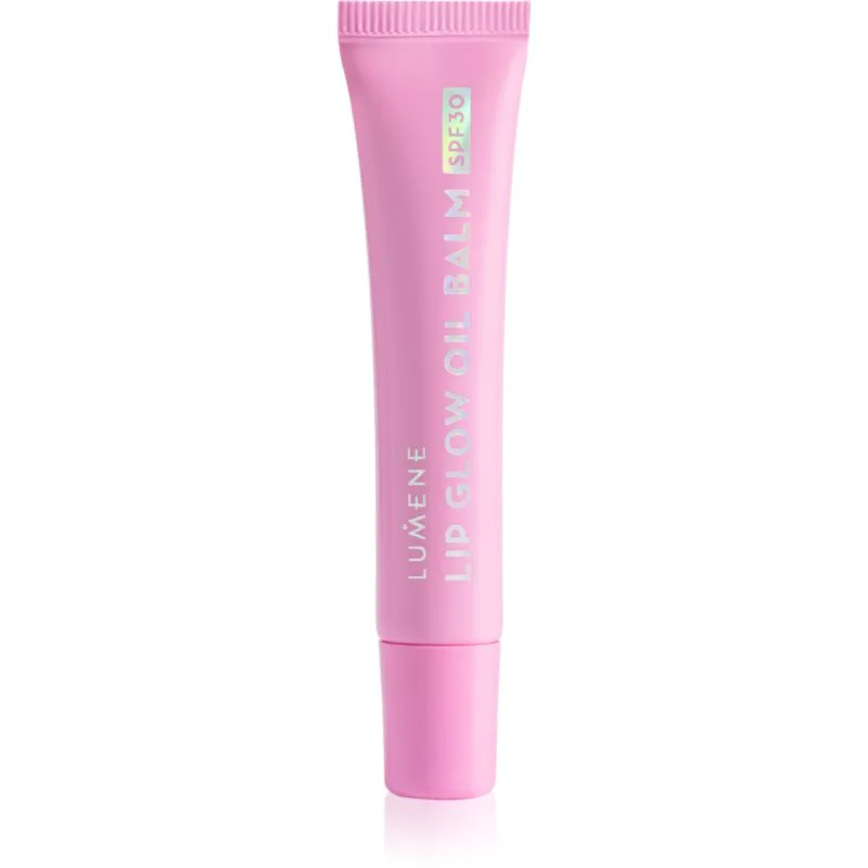 Lumene Lip Glow Oil Balm λάδι με χρώμα για τα χείλη SPF 30 απόχρωση 2 Marshmallow 10 ml