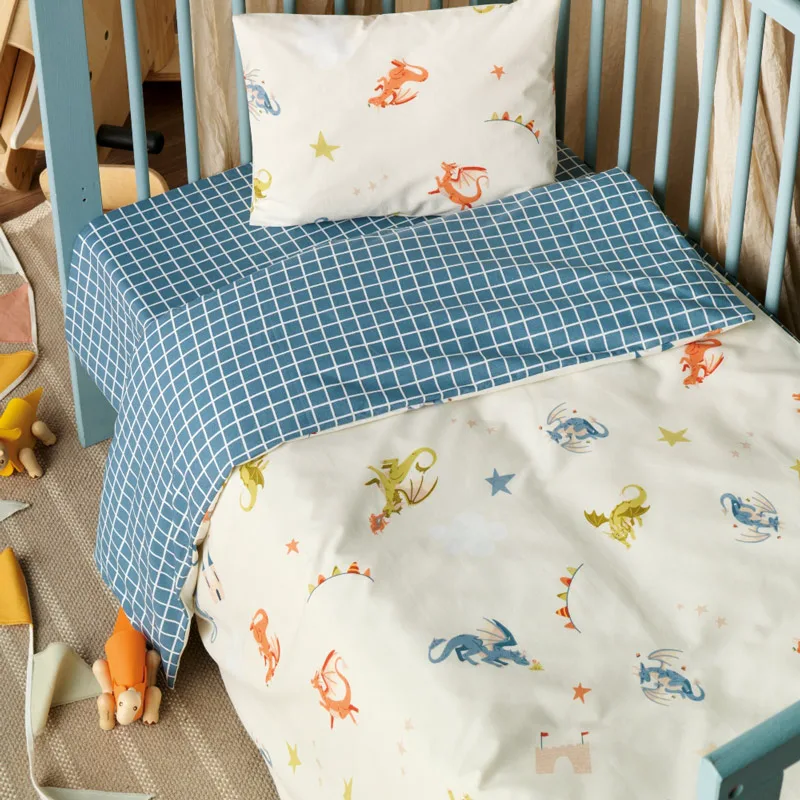 Πάπλωμα Κούνιας 100x140 Kentia Poldo Blue